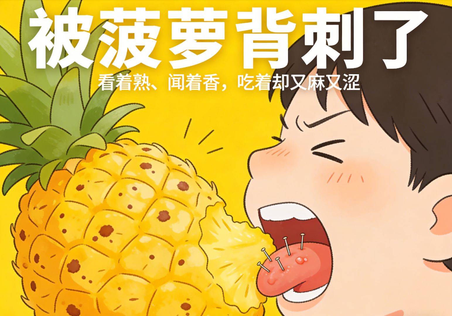 【为什么让男孩子多吃菠萝,为什么男孩子要多吃菠萝的梗】-第1张图片